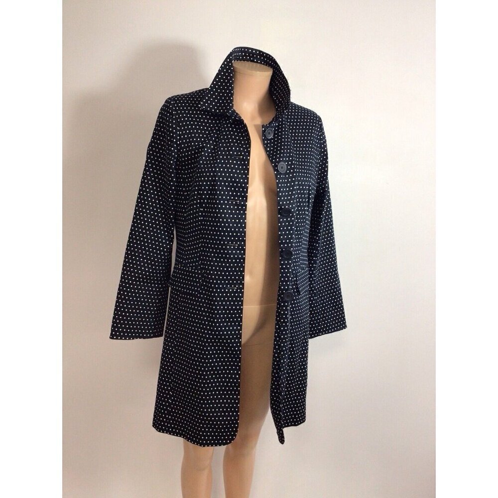 Norton & Co Polka Dot Coat Jacket Womens 6